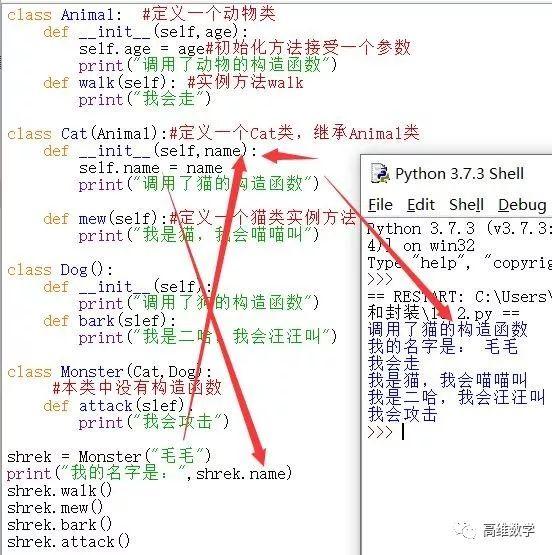 python青少年编程第三季——10、面向对象编程之多重继承