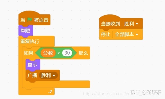 scratch实现猴子接苹果 scratch实现猴子接苹果