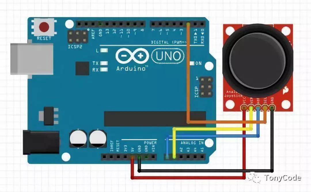 Arduino提高篇12—双轴按键摇杆