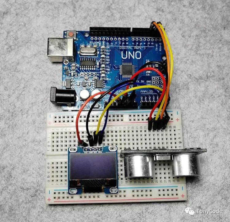 Arduino提高篇08—OLED测距显示 Arduino提高篇08—OLED测距显示