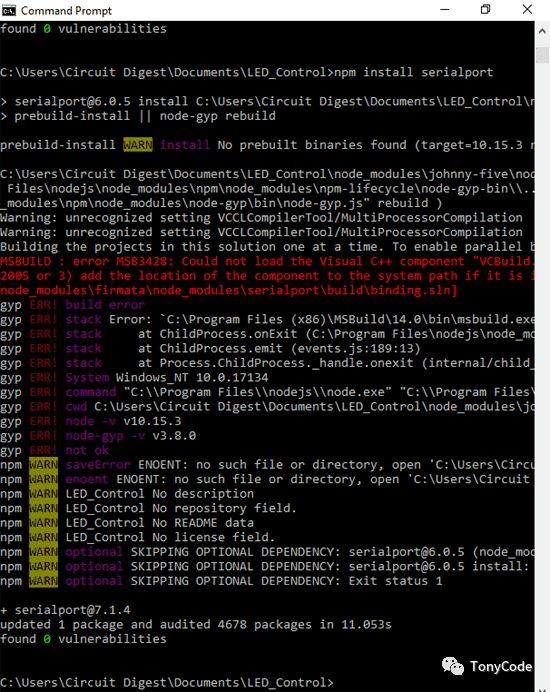 Arduino遇到Node.js：通过Web界面控制LED的亮度