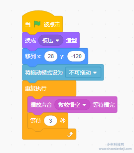 Scratch 3.0 代码编辑——第一幕代码