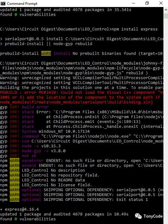 Arduino遇到Node.js：通过Web界面控制LED的亮度