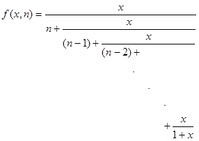 信息学奥赛题库- 再求f(x,n)