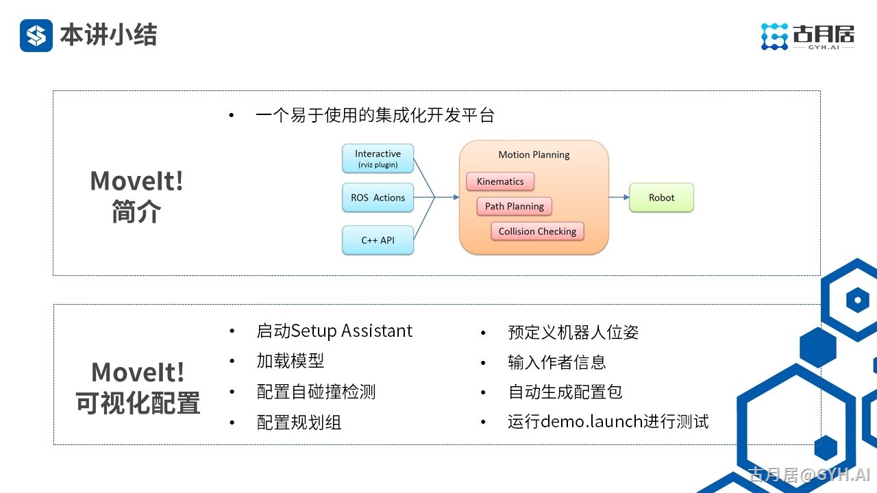 ROS探索总结（六十三）—— 古月私房课 | ROS机械臂开发中的主角MoveIt!