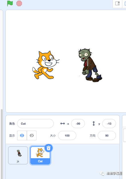 【scratch3-植物大战系列】--- 僵尸的话术 【scratch3-植物大战系列】--- 僵尸的话术