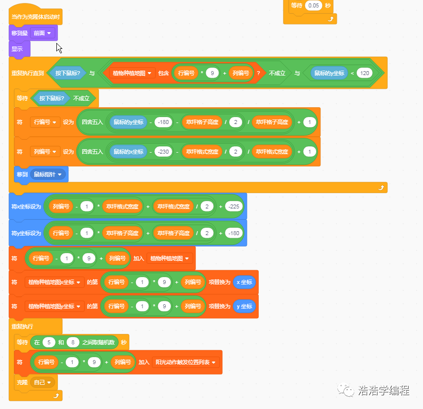 【scratch3-植物大战系列】--- 粉墨登场（5）