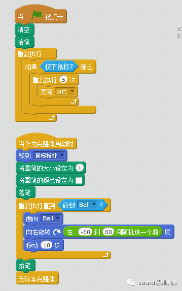 少儿创意编程(特66)画笔克隆 少儿创意编程(特66)画笔克隆