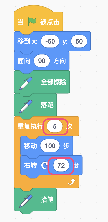 绘制正多边形-Scratch画笔艺术 绘制正多边形-Scratch画笔艺术